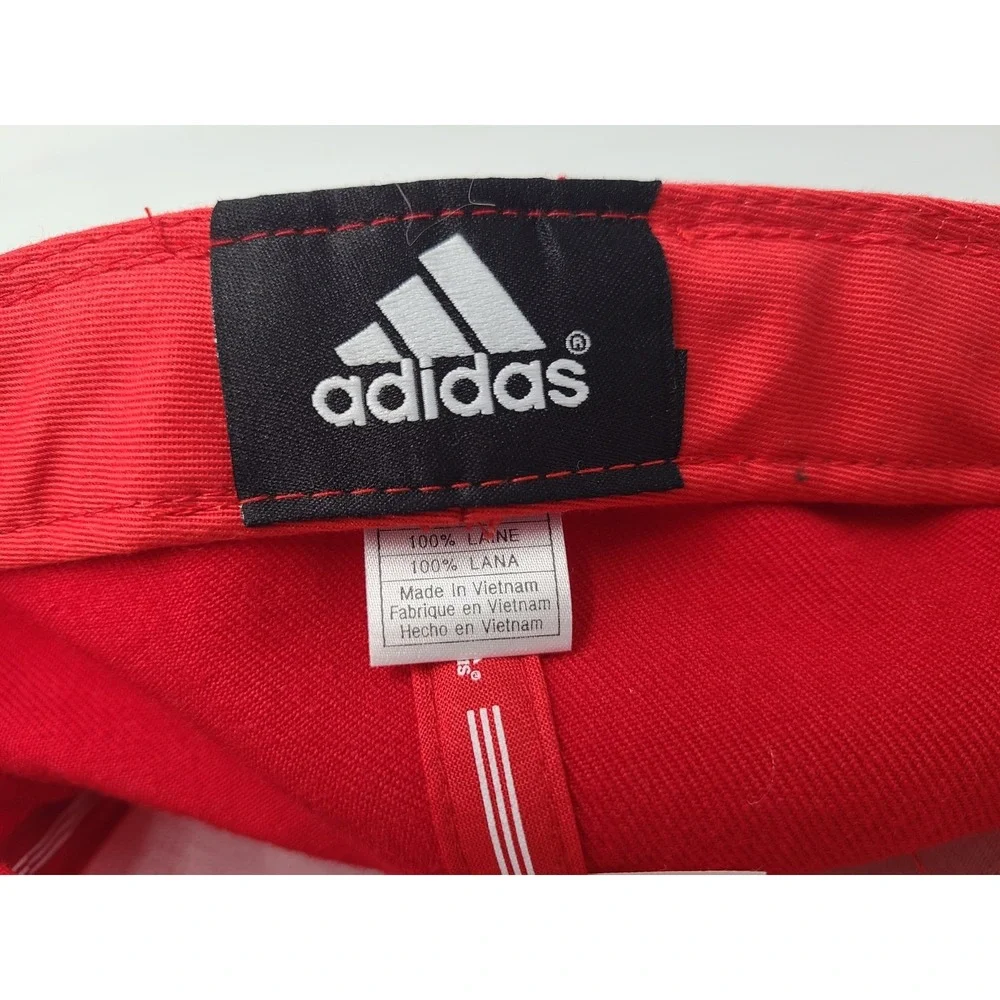 Houston Rockets‎ Adidas Fitted 7 Hat Cap Wool Men Women NBA Basketball Red White